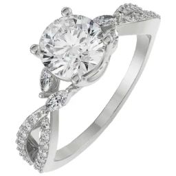 Emori 14k White Gold & Diamond Pave Engagement Ring-picture-29