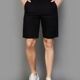 Fame Forever by Lifestyle Black Cotton Regular Fit Shorts-picture-21