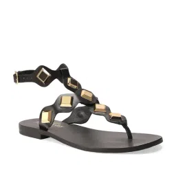 Tao Paris Black ATHENS Back Strap Sandals image 2