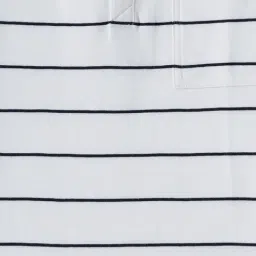 R&B Boys Ivory Cotton Striped T-Shirt image 5