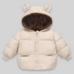 YK Girls Hooded Ear Detail Puffer Jacket-picture-30