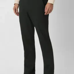 Van Heusen Black Slim Fit Trousers image 3