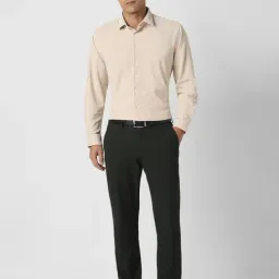 Van Heusen Black Slim Fit Trousers image 5