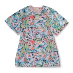 Gini & Jony Kids Pink Embellished Dress-picture-17