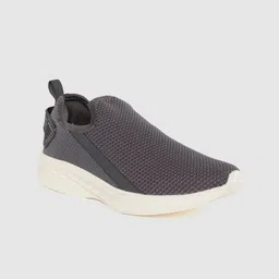 HRX by Hrithik Roshan Women Grey Woven Design Go-Lite Slip-On Walking Shoes-picture-24