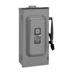 SQUARE D BY SCHNEIDER ELECTRIC Safety Switch, Fusible, Dpst, 400A, 240V, D225NR-picture-33