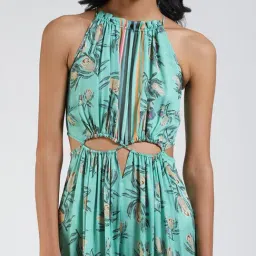 Label Ritu Kumar Mint Printed Jumpsuit image 5
