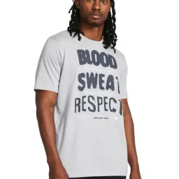 Under Armour Grey Cotton Regular Fit Printed Sports T-Shirt-picture-25