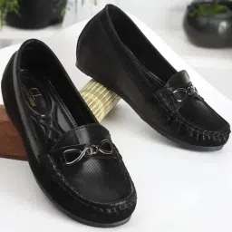 Carlton London Women's Black Casual Loafers-picture-37