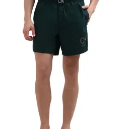 Calvin Klein Green Cotton Regular Fit Printed Boxers-picture-26