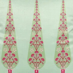 India Circus Multicolor Velvet Peacock & Conifer Cushion Covers - Set of 5 image 5