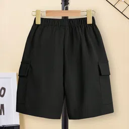 INCLUD Boys Mid-Rise Regular Fit Cargo Shorts image 2