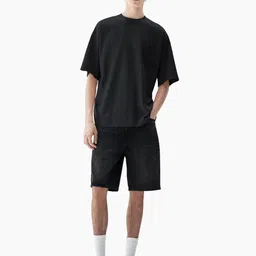 MaverIQ Graphic Printed Drop-Shoulder Sleeves Oversized Pure Cotton T-shirt image 4