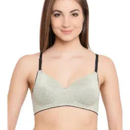 Clovia Light Green & Black Non Wired Padded Push-Up Bra-picture-40