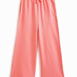 Campana Cotton Terry Solid Wide Track Pant - Pink-picture-6