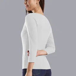 Maheshvi Women Ribbed Round Neck Regular Top image 2