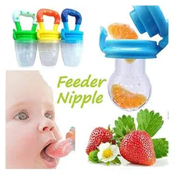 KRITIU Fruit And Food Nibbler Feeder -Multicolor-(Pack of 2)- Yellow,Blue image 5