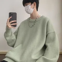 StyleCast Men Solid Round Neck Pullover-picture-31
