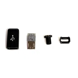 YT2153Y Micro USB 4pin Male Connector for Charging, Data, OTG Cable-Unassembled image 1
