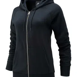 New Balance Women Navy Blue Solid Jacket-image-16