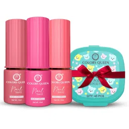 Colors Queen Nail Paint Combo Set Of 3 With Free Nail Paint Remover Wipes image 1
