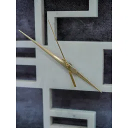 Homearte White Marble Numerical Design Wall Clock image 4