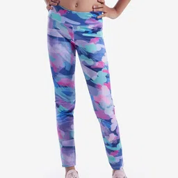 decathlon Girls' Breathable Leggings - Print image 1