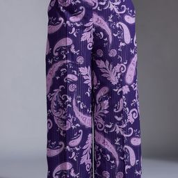 20Dresses Women Paisley Printed High-Rise Plus Size Trousers-picture-14
