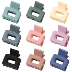 DN ENTERPRISES Women Set Of 9 Claw Clip Hair Accessory-image-64