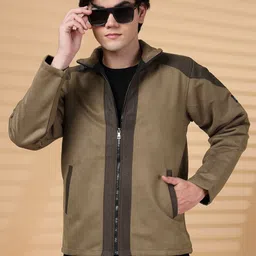 KLOTTHE Colour-Blocked Heavy Winter Bomber Jacket image 2