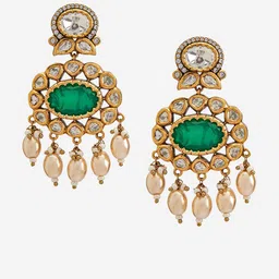 Kushal's Fashion Jewellery Contemporary Drop Earrings image 2