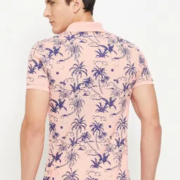 MOUNTAIN COLOURS Floral Printed Polo Collar T-shirt image 2