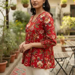 Bhoolft Floral Print Top image 3