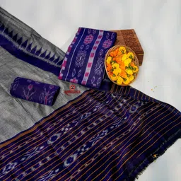 Khanduapata Printed Pure Cotton Unstitched Dress Material image 4