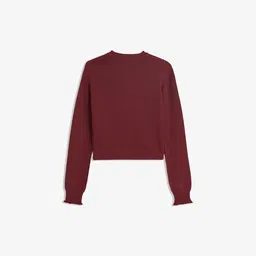 Bershka Typography Pullover Sweater image 2