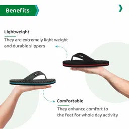 ORTHO JOY Men Rubber Thong Flip-Flops image 3