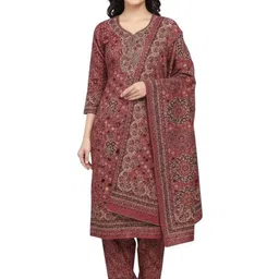 Vrinde Printed Unstitched Dress Material-picture-57