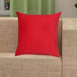 Yellow Weaves Red Velvet Square Cushion Covers-image-50