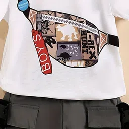 INCLUD Boys Printed T-shirt with Shorts image 3