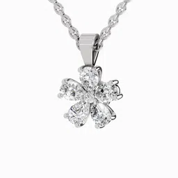 Sparkles Lab Grown Diamond 1.26 Carat Flower Pendant for Women image 1