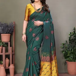 AMRUTKALA SAREES Woven Design Zari Banarasi Saree image 3
