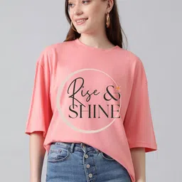 Kotty Women Printed T-shirt-image-49