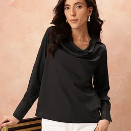 all about you Cowl Neck Twisted Top-picture-23