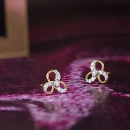 Mia by Tanishq 14 KT Diamond Earrings-picture-38