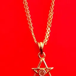 Nawab Collection Gold-Plated Brass Pendants with Chains-picture-24