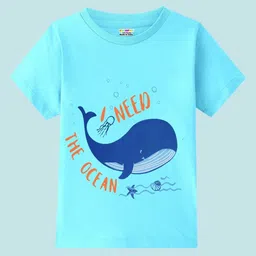 KUCHIPOO Boys 5 Printed Applique T-shirt image 4