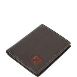 HIROSHI Men Leather Two Fold Wallet image 5