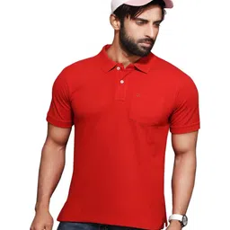 KUNDAN Men Polo Collar Pure Cotton T-shirt-picture-41