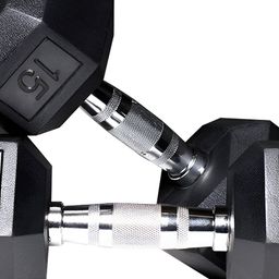 HackerX Set Of 2 Fixed Weight Dumbbell - 15Kg Each-picture-16