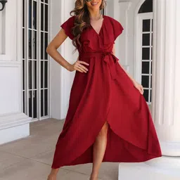 all about you V-Neck Maxi Dress-image-78